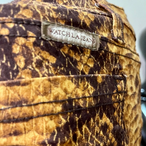 Snake Print Watch LA Jeans - Picture 3 of 5